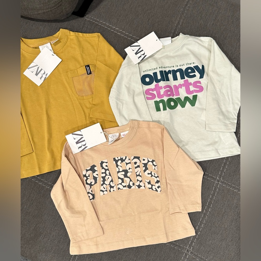 Zara baby boys 3pc bundle 9-12 months